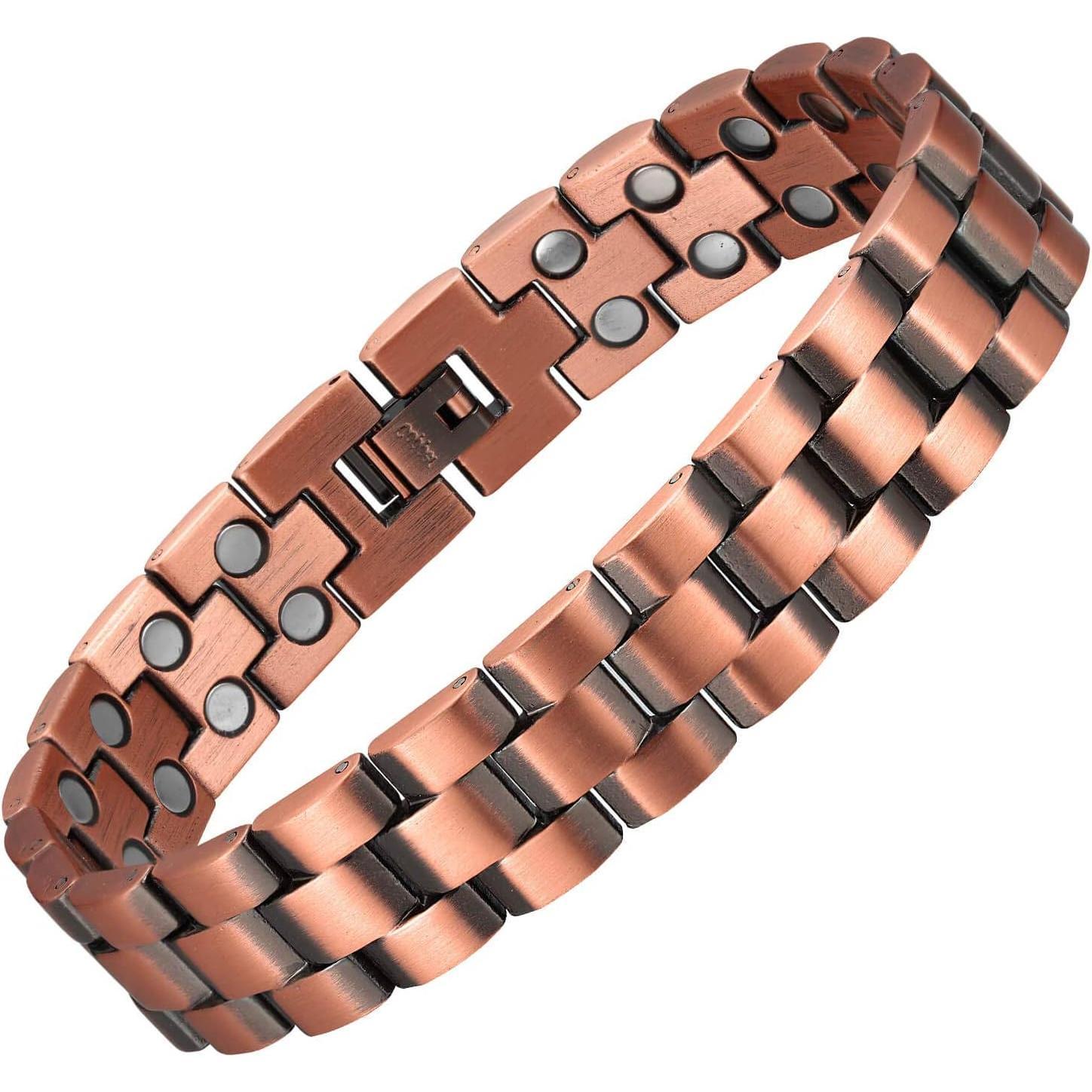 Square Link Pure Copper Bracelet