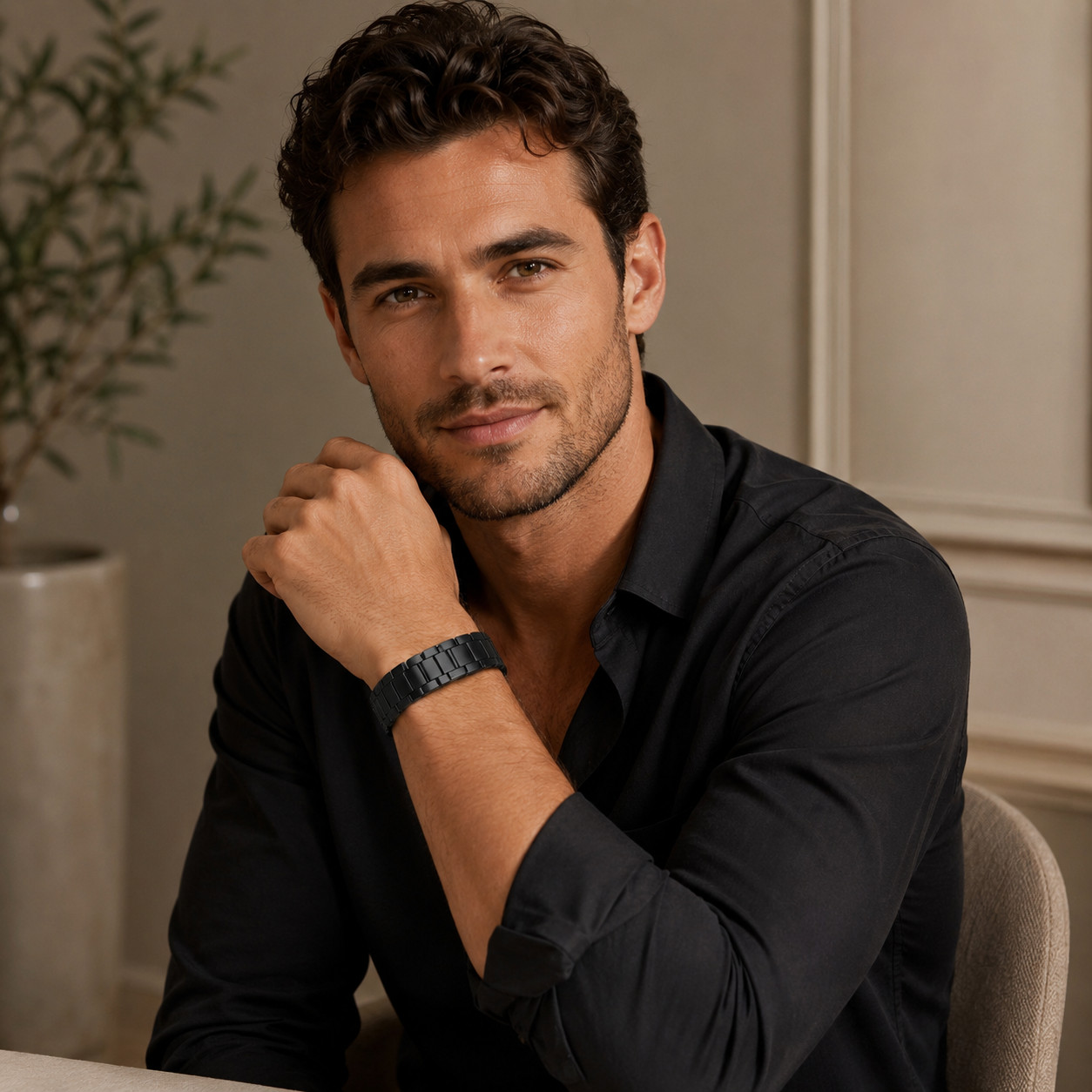 Classic Link Pure Copper Bracelet view 3