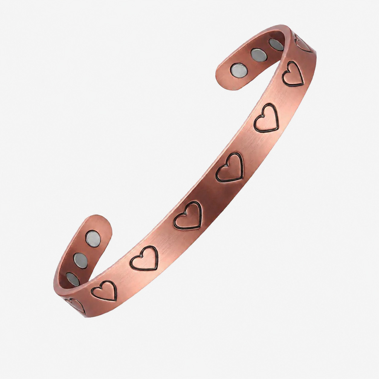 Minimal Copper Magnetic Cuff view 5