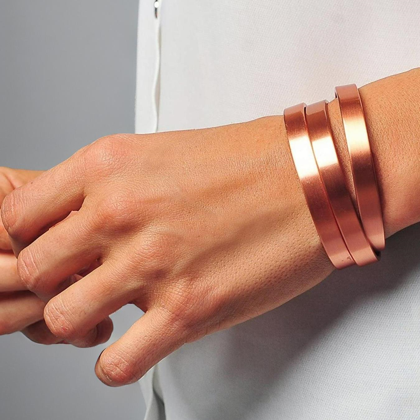 Minimal Copper Magnetic Cuff