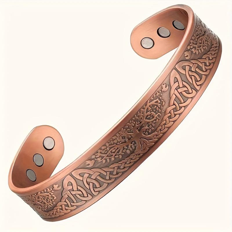 Tree of Life Copper Magnetic Cuff